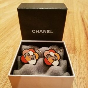 Chanel Camellia Earrings